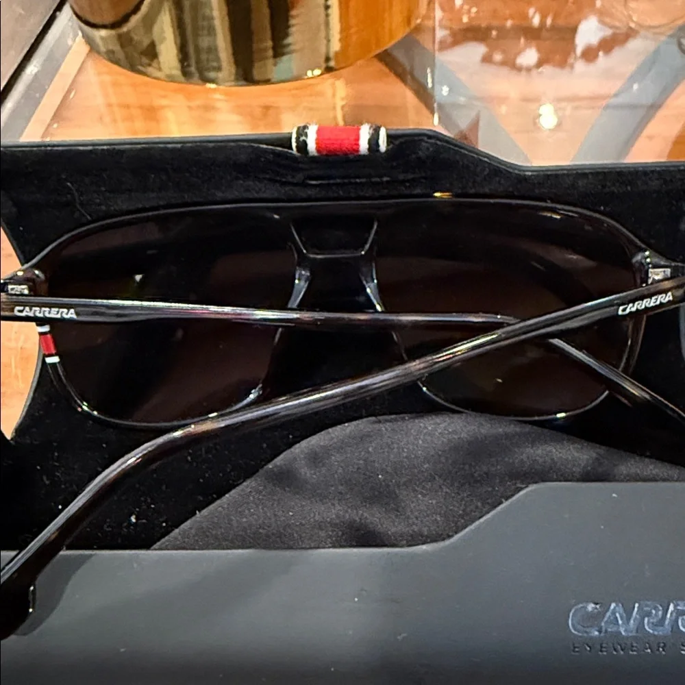 Carrera Dark Brown Aviator Sunglasses
